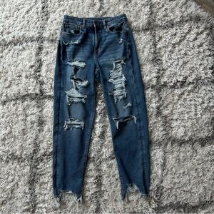 AMERICAN EAGLE | Mom Straight Jean, Sz 2 reg